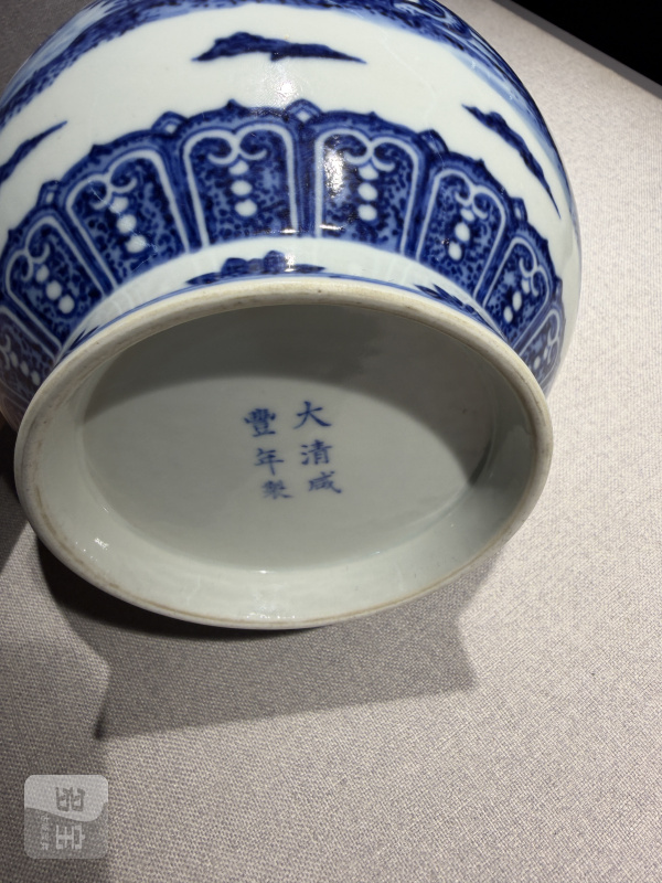 清咸丰 青花芭蕉纹玉壶春瓶 - 图11